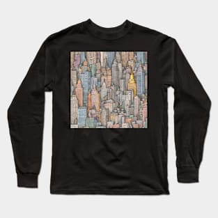 skyline nyc Long Sleeve T-Shirt